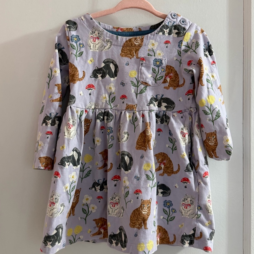 Mini Boden Cat Dress in size 18-24 months